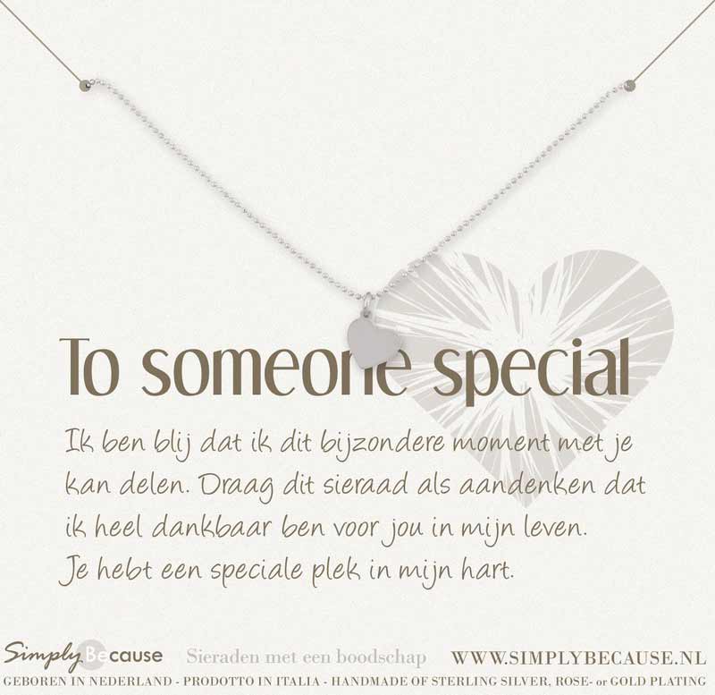 to someone special armband hartje