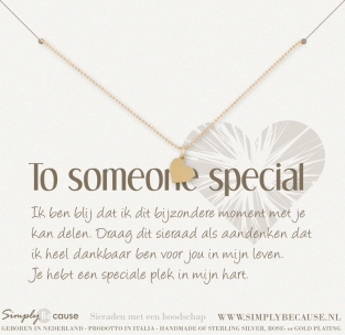 To someone Special! Ketting