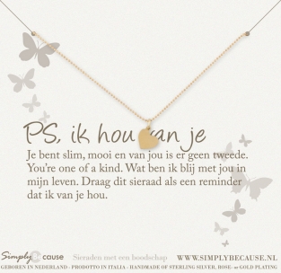 Ps, ik hou van je! Ketting