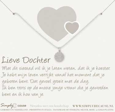 Lieve Dochter Ketting Simply Because