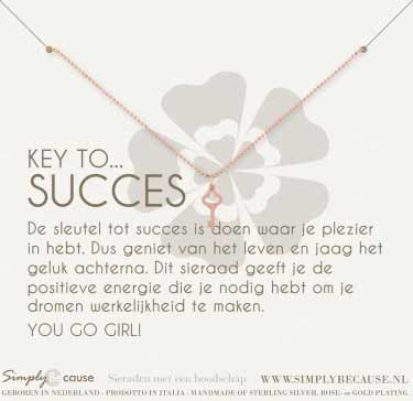 Key to succes! Ketting