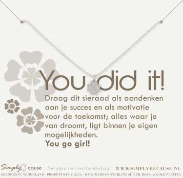 you did it ketting klaverb edel