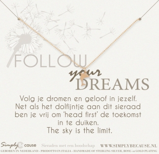 Follow your dreams! Armband