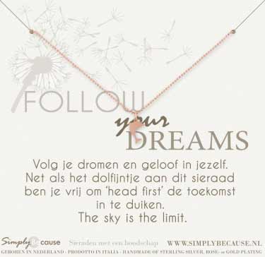 Follow your dreams! Armband