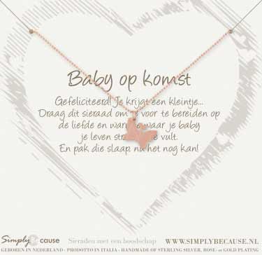 Baby op komst! Ketting