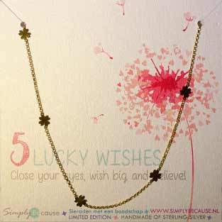 5 Lucky Wishes Ketting