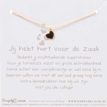 Jij hebt hart voor de zaak! Ketting