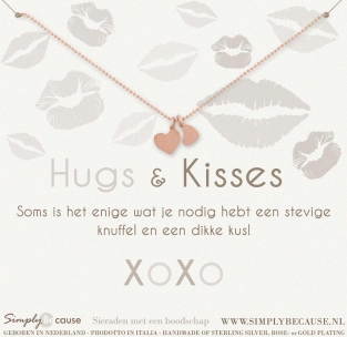 Hugs & Kisses! Ketting