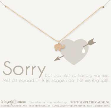 Sorry! armband