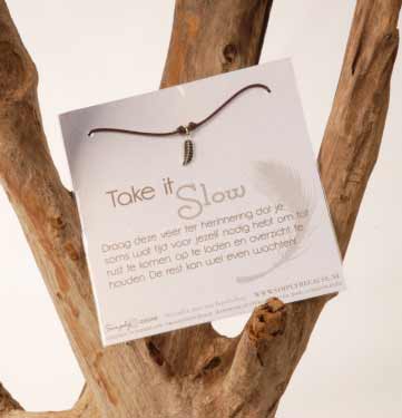 Take it slow! Armband