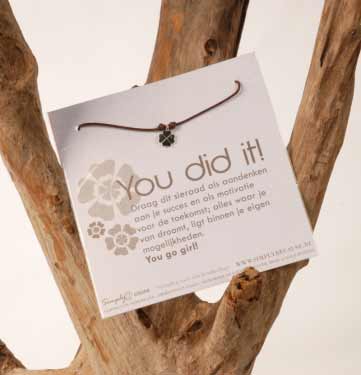 You did it! Armband