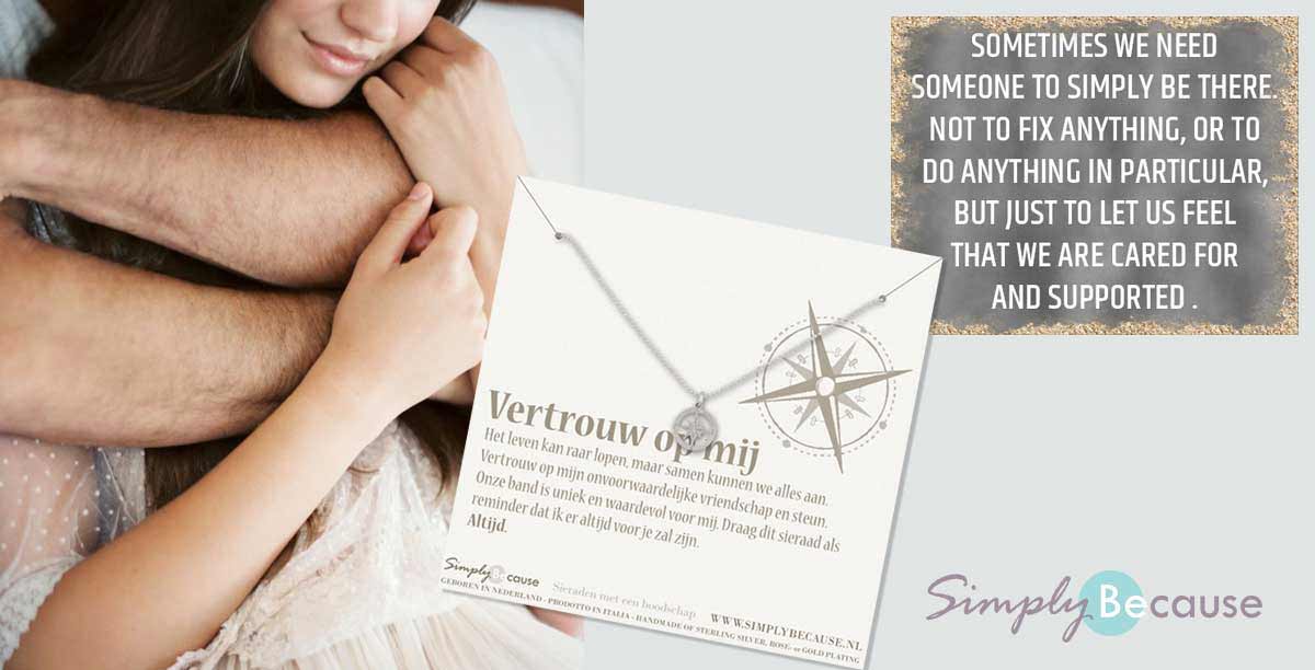 ketting met bedel kompas